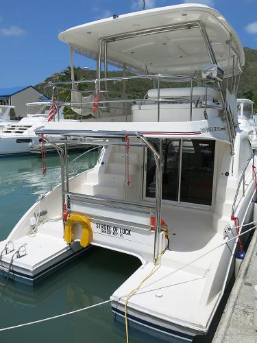 Used Power Catamaran for Sale 2009 Leopard 37 PC Boat Highlights